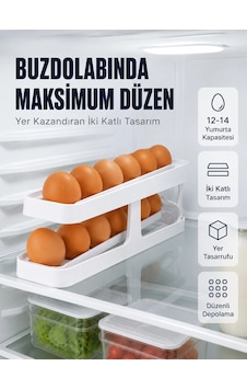 Mey İthalat Buzdolabı Yumurtalık Organizer Geniş Kapasiteli Yumurta Düzenleyici Rafı Diğer Mey İthalat Buzdolabı Yumurtalık Organizer Geniş Kapasiteli Yumurta Düzenleyici Rafı Diğer