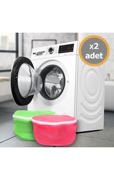 2 Adet Ultra Lüx Sütyen Ve Çamaşır Yıkama Filesi Çok Renkli