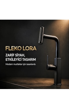 Fleko Lora Spiralli Evye Bataryası Siyah
