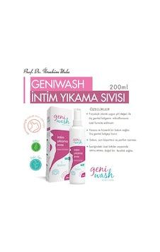 Geniwash Ph  Hassas Ciltler İçin İntim Yıkama Jeli 200 ML