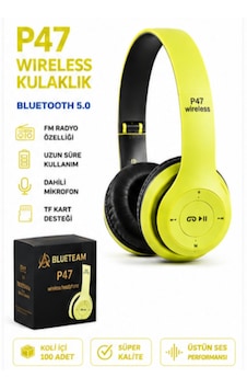 P47 Kafa Üstü Bluetooth Kulaklık P47 Kafa Üstü Bluetooth Kulaklık