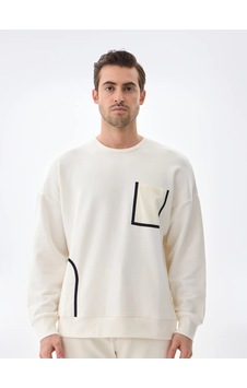 Isaora Performance Cotton Sweat Erkek Subtle Whıte Sweat Isr8113 Beyaz Isaora Performance Cotton Sweat Erkek Subtle Whıte Sweat Isr8113 Beyaz