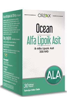 Ocean Alfa Lipoik Asit 200Mg 30 Kapsul Ocean Alfa Lipoik Asit 200Mg 30 Kapsul