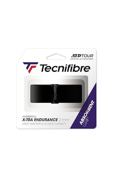 Tecnifibre X-tra Endurance Siyah Overgrip, Tek Boy Çok Renkli Tecnifibre X-tra Endurance Siyah Overgrip, Tek Boy Çok Renkli