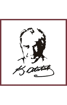 Storeşahin K.atatürk Silüetli İmzalı Oto Sticker Siyah 19x15cm Shn0720 Storeşahin K.atatürk Silüetli İmzalı Oto Sticker Siyah 19x15cm Shn0720