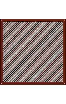 Poanes Verev Çizgi Desenli Twill İpek Eşarp Açık Pembe - Pembe Poanes Verev Çizgi Desenli Twill İpek Eşarp Açık Pembe - Pembe