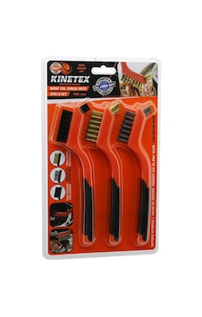 Kinetex Ktx-3127 Mini Tel Fırça Seti 180mm 3 Adet Çift Yön Naylon F. Döşeme Prinç F. Temizlik - 12'li Paket Kinetex Ktx-3127 Mini Tel Fırça Seti 180mm 3 Adet Çift Yön Naylon F. Döşeme Prinç F. Temizlik - 12'li Paket