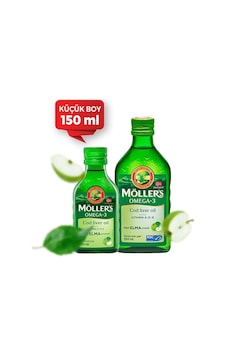 Möller's Omega-3 Balık Yağı Şurubu Limonlu 150 Ml Möller's Omega-3 Balık Yağı Şurubu Limonlu 150 Ml