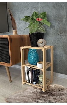 Grootland Ahşap Çok Amaçlı Raf/kitaplık/ayakkabılık Çam Rengi Küçük Grootland Ahşap Çok Amaçlı Raf/kitaplık/ayakkabılık Çam Rengi Küçük