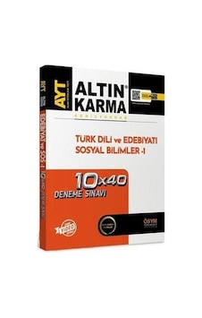 AYT Türk Dili ve Edebiyatı Sosyal Bilimler 1 10x40 Deneme Sına...