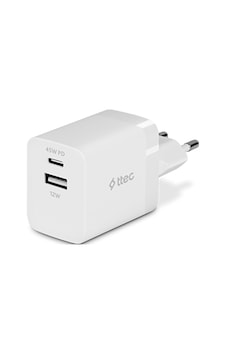 Ttec 2scp02b Smartcharger Duo Pd 45w Usb-c+usb-a Beyaz Seyahat Hızlı Şarj Aleti Ttec 2scp02b Smartcharger Duo Pd 45w Usb-c+usb-a Beyaz Seyahat Hızlı Şarj Aleti