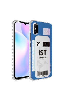 Xiaomi Redmi 9a Kılıf Airbag Kenarlı Renkli Desenli Silikon Zore Elegans Kapak NO4 Xiaomi Redmi 9a Kılıf Airbag Kenarlı Renkli Desenli Silikon Zore Elegans Kapak NO4