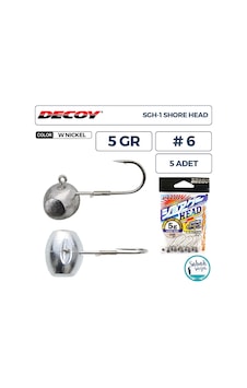 Decoy Sgh-1 Shore Jighead 5gr 6 Wn 5 Adet Decoy Sgh-1 Shore Jighead 5gr 6 Wn 5 Adet