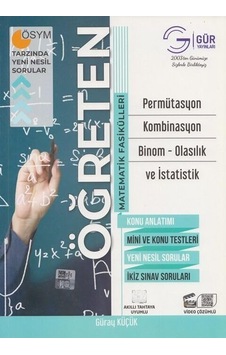 Öğreten Matematik Fasikülleri - Permütasyon - Kombinasyon - Binom - Olasılık Ve İstatistik Konu Anlatımlı