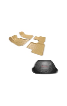Rizline Volvo S60 2010-20 3D Paspas Ve Bagaj Havuzu Ikili Bej Rizline Volvo S60 2010-20 3D Paspas Ve Bagaj Havuzu Ikili Bej