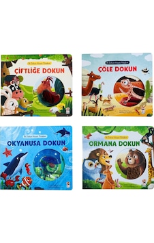 İlk Dokun Hisset Kitabım-çiftliğe Dokun, Ormana Dokun, Okyanusa Dokun, Çöle Dokun 4kitap İlk Dokun Hisset Kitabım-çiftliğe Dokun, Ormana Dokun, Okyanusa Dokun, Çöle Dokun 4kitap