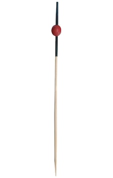 HS-BSRB12 Bambu Kürdan Siyah-KırmızıTop 12 CM 100 Adet HS-BSRB12 Bambu Kürdan Siyah-KırmızıTop 12 CM 100 Adet