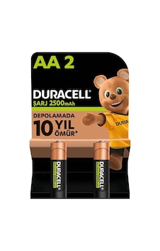Duracell Şarj Edilebilir Aa Kalem Pil 2 Li Paket , 2500 Mah Nimh Sku: Zeus8690010049070 Duracell Şarj Edilebilir Aa Kalem Pil 2 Li Paket , 2500 Mah Nimh Sku: Zeus8690010049070