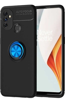 One Plus Nord N100 Kılıf Zore Ravel Silikon Kapak Siyah-Mavi One Plus Nord N100 Kılıf Zore Ravel Silikon Kapak Siyah-Mavi