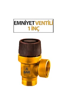 1'lik Emniyet Ventili 4 Bar 1'lik Emniyet Ventili 4 Bar