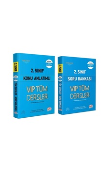 Editör Yayınları 2.sınıf Vip Tüm Dersler Konu Ve Soru Seti 2 Kitap