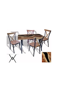 Anemon - Tonet Masa Takımı Werzalit, Allzalit, Vermodin Tabla 80x140 - Epoxy - Papel Oturak Çok Renkli Anemon - Tonet Masa Takımı Werzalit, Allzalit, Vermodin Tabla 80x140 - Epoxy - Papel Oturak Çok Renkli