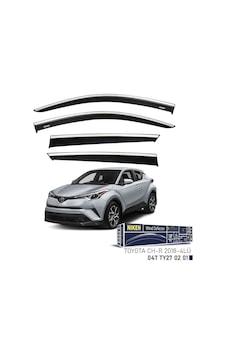 Niken Toyota Chr 2018- Kromlu Cam Rüzgarlığı 4 Lü