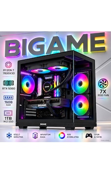Elite V7 Ryzen 7 7800x3d Rtx 5060 16gb Ram 1tb M2 Ssd Akvaryum Gaming Sistem Elite V7 Ryzen 7 7800x3d Rtx 5060 16gb Ram 1tb M2 Ssd Akvaryum Gaming Sistem