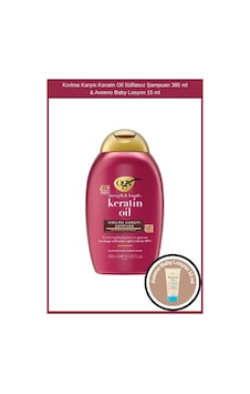 Ogx Kırılma Karşıtı Keratin Oil Sülfatsız Şampuan 385 ML + Aveeno Baby Losyon 15 ML Ogx Kırılma Karşıtı Keratin Oil Sülfatsız Şampuan 385 ML + Aveeno Baby Losyon 15 ML