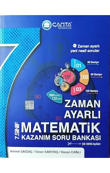 Çanta 7.Sınıf Matematik Zaman Ayarlı Kazanım Soru Bankası Çanta 7.Sınıf Matematik Zaman Ayarlı Kazanım Soru Bankası