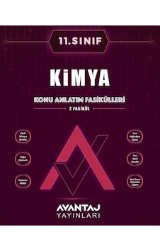 Avantaj 1 Kimya Konu Anlatım Fasikülleri Avantaj 1 Kimya Konu Anlatım Fasikülleri