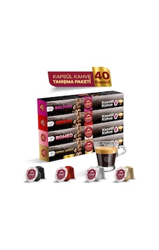 Anisah Kapsül Kahve Seti Bolivar Genoa Romeo ve Extra Aroma 4 x 10'lu
