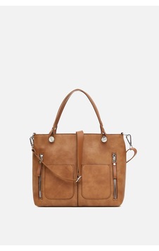 K&S Çapraz Askılı El Çantası Camel K&S Çapraz Askılı El Çantası Camel