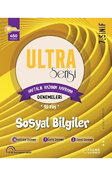 Palme 7.sınıf Ultra Sosyal Bilgiler Haftalık Kazanım Denemeleri Palme 7.sınıf Ultra Sosyal Bilgiler Haftalık Kazanım Denemeleri