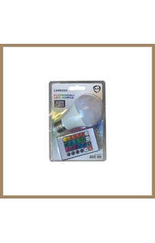 Kahveci.store 8,5w Kumandalı Beyaz+rgb Led Ampul 1 Adet 22