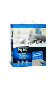 Reflex Hassas Kediler İçin Parfümsüz Topaklaşan Bentonit Kedi Kumu 10 L Reflex Hassas Kediler İçin Parfümsüz Topaklaşan Bentonit Kedi Kumu 10 L