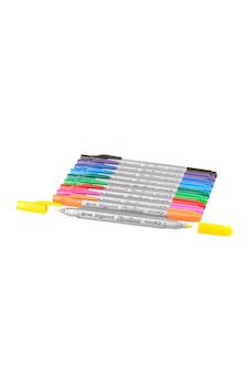 Bigpoint Twin Çift Uçlu Fineliner Pembe 10'lu Kutu Bigpoint Twin Çift Uçlu Fineliner Pembe 10'lu Kutu