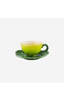 Bordallo Pinheiro Sarı Seramik Çay Fincanı 165 Ml