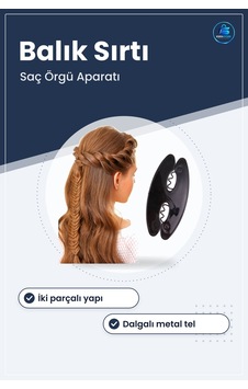 Saç Ayırma Aleti Balık Sırtı Örgü Yapma Aparatı Pratik Kolay Şeki çok renkli Saç Ayırma Aleti Balık Sırtı Örgü Yapma Aparatı Pratik Kolay Şeki çok renkli
