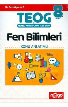 8. Sınıf Teog Fen Bilimleri Konu Anlatımlı -  Nego Yayınları