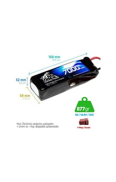 Leopard Power 7000 Mah 14.8v 4s 50c Lityum Polimer Lipo Batarya Pil T Plug Leopard Power 7000 Mah 14.8v 4s 50c Lityum Polimer Lipo Batarya Pil T Plug