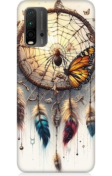 Xiaomi Redmi 9t Uyumlu Kelebekli Düş Kapanı Desenli Silikon Kılıf Çok Renkli Xiaomi Redmi 9t Uyumlu Kelebekli Düş Kapanı Desenli Silikon Kılıf Çok Renkli