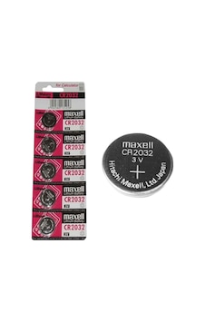 Maxell Cr2032 3V Lıtyum Para Pil 5Li Paket Maxell Cr2032 3V Lıtyum Para Pil 5Li Paket