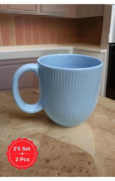 2 Li Gallery Kupa Set, 300 Ml MAvi 2 Li Gallery Kupa Set, 300 Ml MAvi