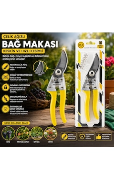 Çelik Ağızlı Bağ Makas 5570