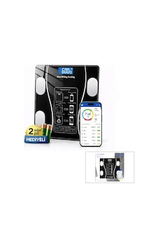 Bluetooth - Vücut Analizli Dijital Baskül Terazi Tartı 180kg/50g Yağ -su -kas Oran -bmı 5570 Çok Renkli Bluetooth - Vücut Analizli Dijital Baskül Terazi Tartı 180kg/50g Yağ -su -kas Oran -bmı 5570 Çok Renkli