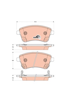 Kia Venga Hyundai İx-20 Ön Fren Balatası 2011-2015