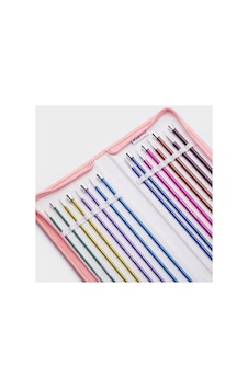 Zing Tek Uçlu Örgü Şişi Seti 40cm Zing Tek Uçlu Örgü Şişi Seti 40cm