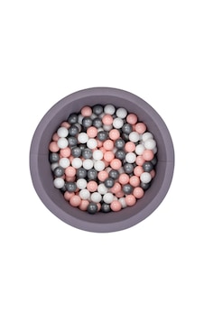Bubble Pops Gri Sünger Top Havuzu -gri/pembe/beyaz Top Bubble Pops Gri Sünger Top Havuzu -gri/pembe/beyaz Top