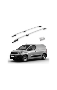 Turtle Peugeot Partner 2019-2025 / Uzun Şasi Tavan Çıtası Crown Gri